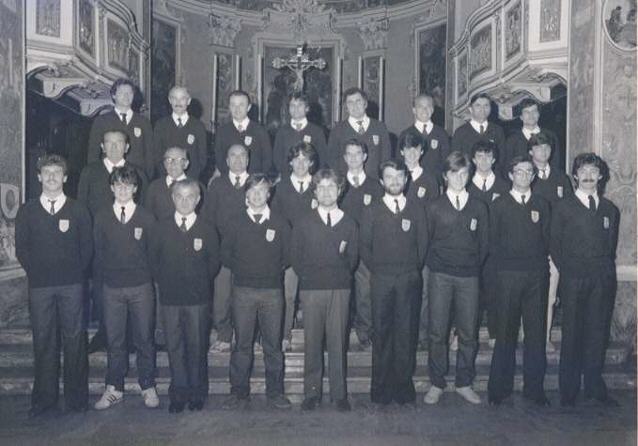 Il gruppo degli uomini nel 1983